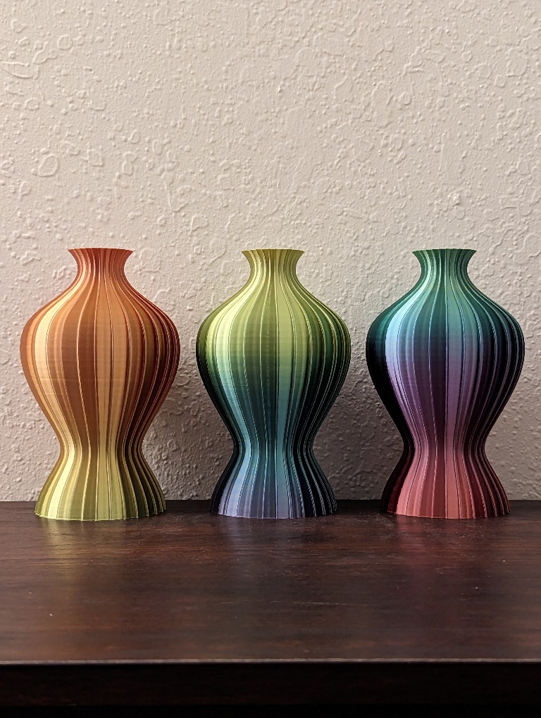 Three vases